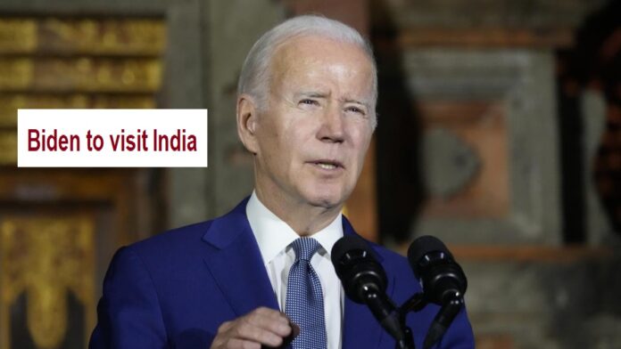 US President Joe Biden to India