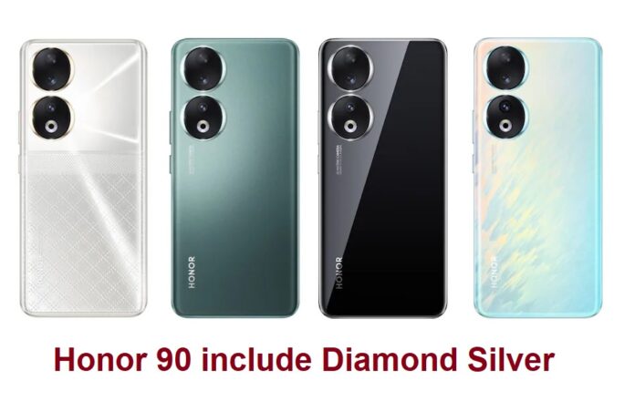 Honor 90 include Diamond Silver