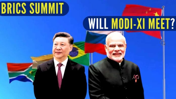 Meeting of PM Modi and Xi Jinping at the BRICS Summit