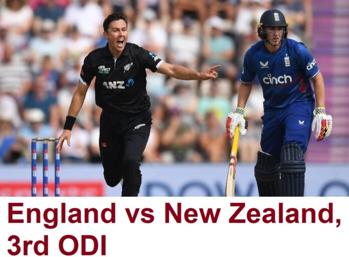 England vs New Zealand, 3rd ODI