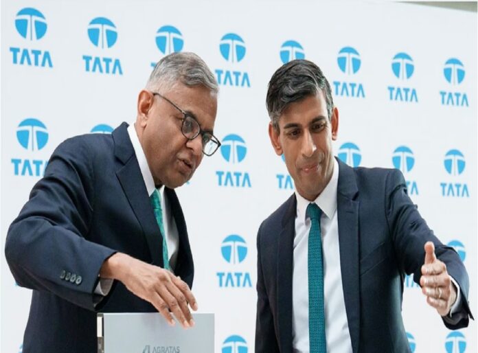 Rishi Sunak with Tata Steel deal