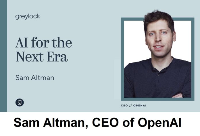 Sam Altman, CEO of OpenAI,